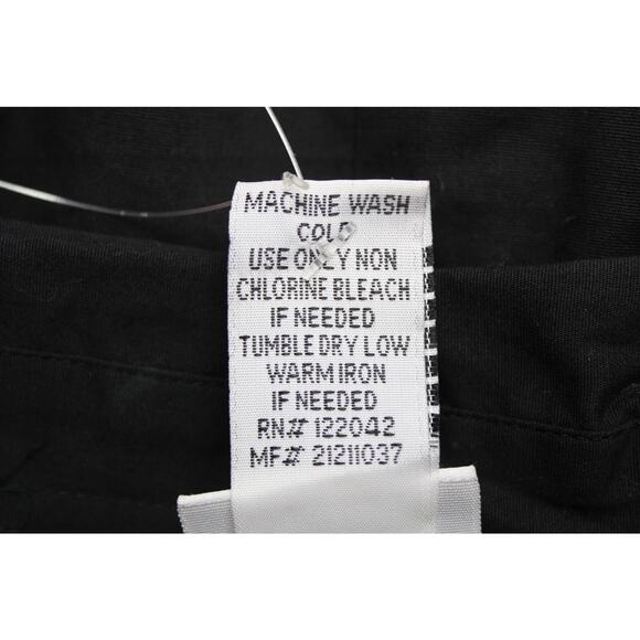 Venezia Woman Shirt Womens 6X Black Button Front Stretch Long Sleeve Collared - Picture 4 of 6